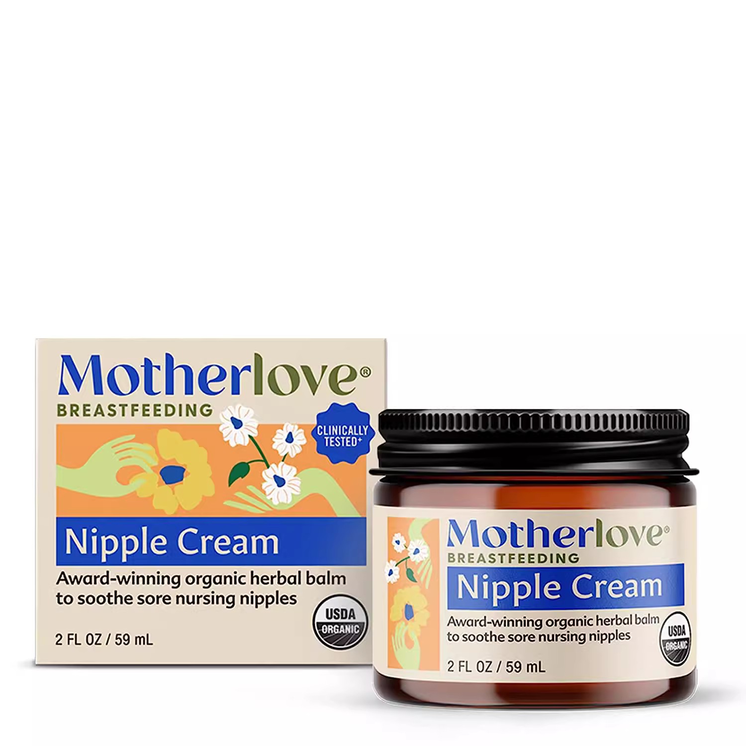 美国代购Motherlove Nipple Cream (2 oz) Organic Lanolin-Free