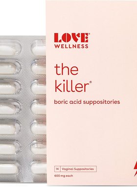 美国代购Love Wellness The Killer, Boric Acid Suppositories f
