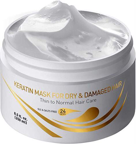 美国代购Vitamins Keratin Hair Mask Deep Conditioner - Thin F