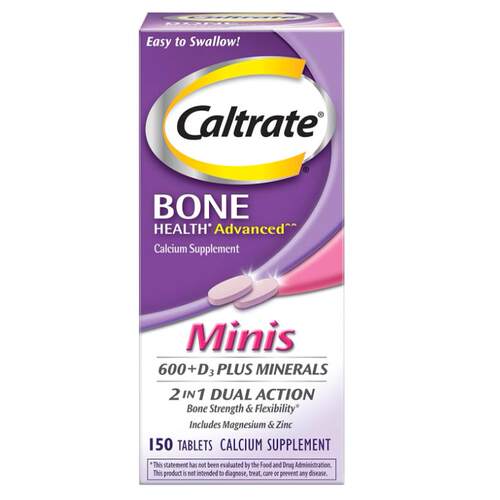 美国代购Caltrate Minis 600 Plus D3 Plus Minerals Calcium
