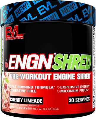 美国代购Evlution Nutrition ENGN SHRED Pre workout  (Cherry L