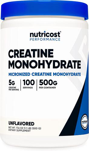 美国代购Nutricost Creatine Monohydrate Micronized Powder 500