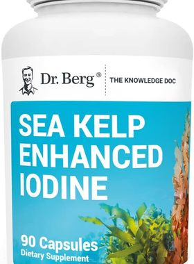 美国代购Dr. Berg's Icelandic Sea Kelp Supplement - Pure Heal