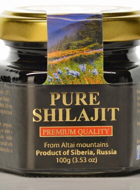美国代购Pure Authentic Shilajit Siberian Mumijo, 100 grams,