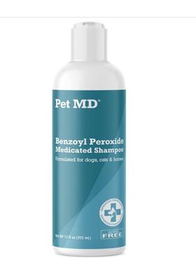 美国代购Pet MD - Benzoyl Peroxide Medicated Shampoo for Dogs