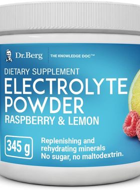 美国代购Dr. Berg's Original Electrolyte Powder, High Energy,