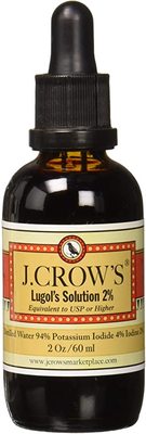 美国代购J.CROW'S® Lugol's Solution of Iodine 2% 2oz