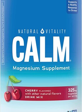 美国代购Natural Vitality Calm, Magnesium Citrate Supplement,