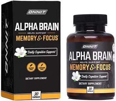 美国代购ONNIT Alpha Brain (30ct) - Premium Nootropic Brain S