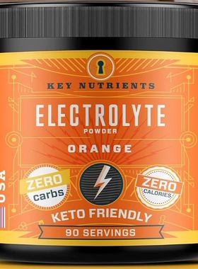 美国代购KEY NUTRIENTS Electrolytes Powder No Sugar - Tangy O