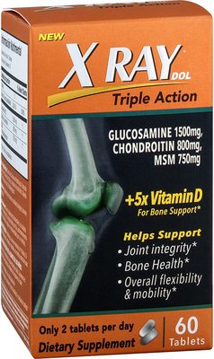 美国代购XRAYdol Triple Action Glucosamine 1500mg, Chondroiti
