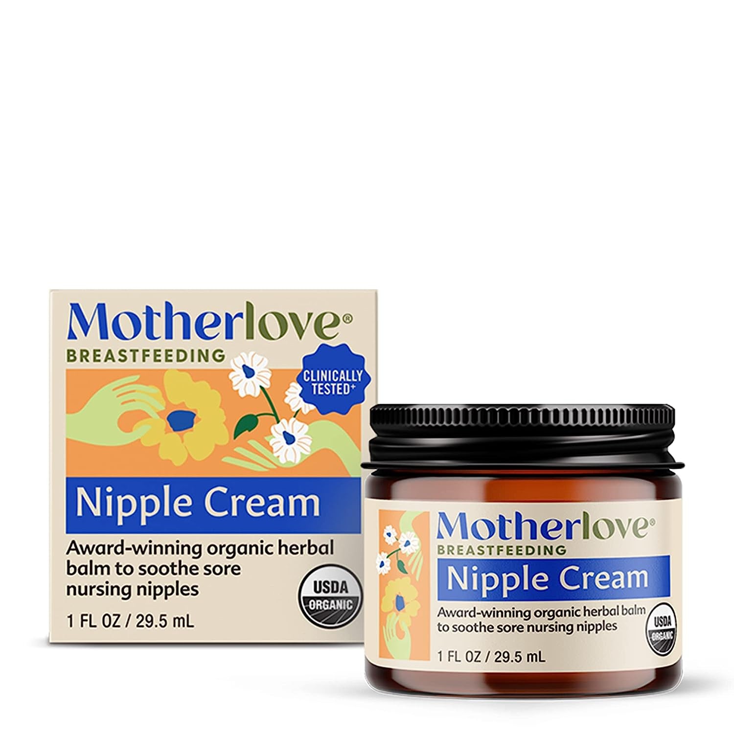 美国代购Motherlove Nipple Cream (1 oz) Organic Lanolin-Free