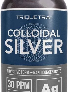 美国代购Bioactive Colloidal Silver - 8 oz, Glass Bottle, Veg