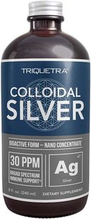 美国代购Bioactive Colloidal Silver - 8 oz, Glass Bottle, Veg
