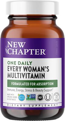 美国代购New Chapter Women’s Multivitamin + Immune, Energy &