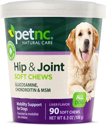 美国代购PetNC Natural Care Hip and Joint Soft Chews for Dogs