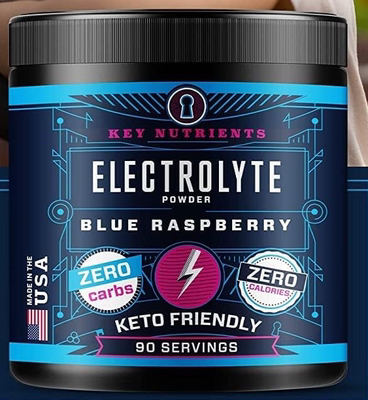 美国代购KEY NUTRIENTS Electrolytes Powder No Sugar - Delicio
