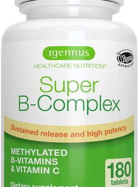美国代购Super B-Complex – Methylated Sustained Release Clea