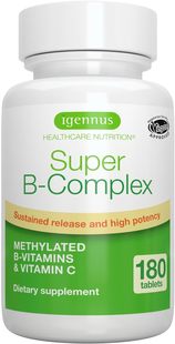 美国代购Super B-Complex – Methylated Sustained Release Clea