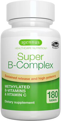 美国代购Super B-Complex – Methylated Sustained Release Clea