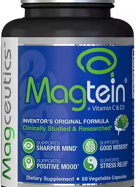 美国代购Magnesium L- Threonate-(2,042 Mg), Patented Original