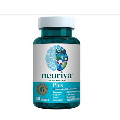 美国代购NEURIVA Plus Brain Supplement for Memory and Focus