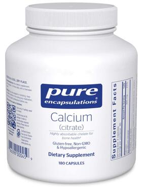 美国代购Pure Encapsulations Calcium (Citrate) - Supplement