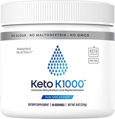 美国代购Keto K1000 Electrolyte Powder Hydration Supplement D