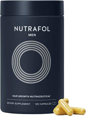 美国代购Nutrafol Men's Hair Growth Supplements, Clinically T