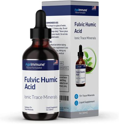 美国代购Fulvic Humic Acid Ionic Trace Minerals with Electrol