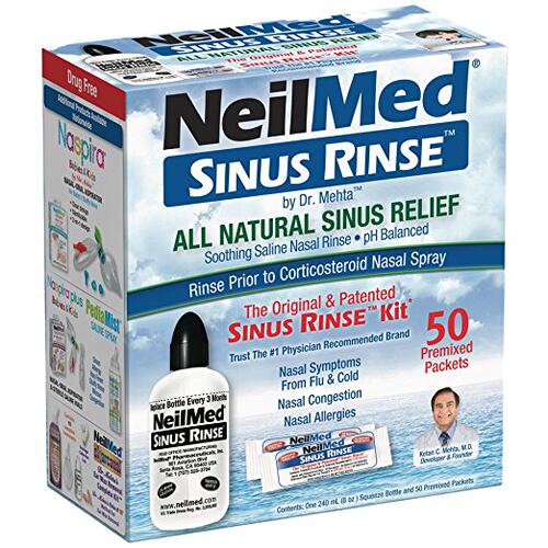 美国代购NeilMed Sinus Rinse - A Complete Sinus Nasal Rinse K