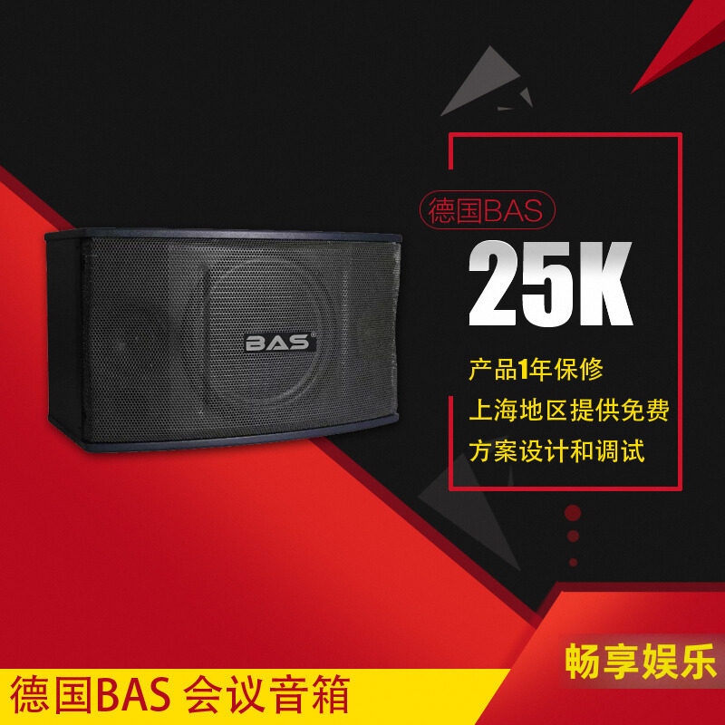德国BAS 8寸会议音箱 KTV音响 舞台音响 壁挂喇叭 背景音乐 25K