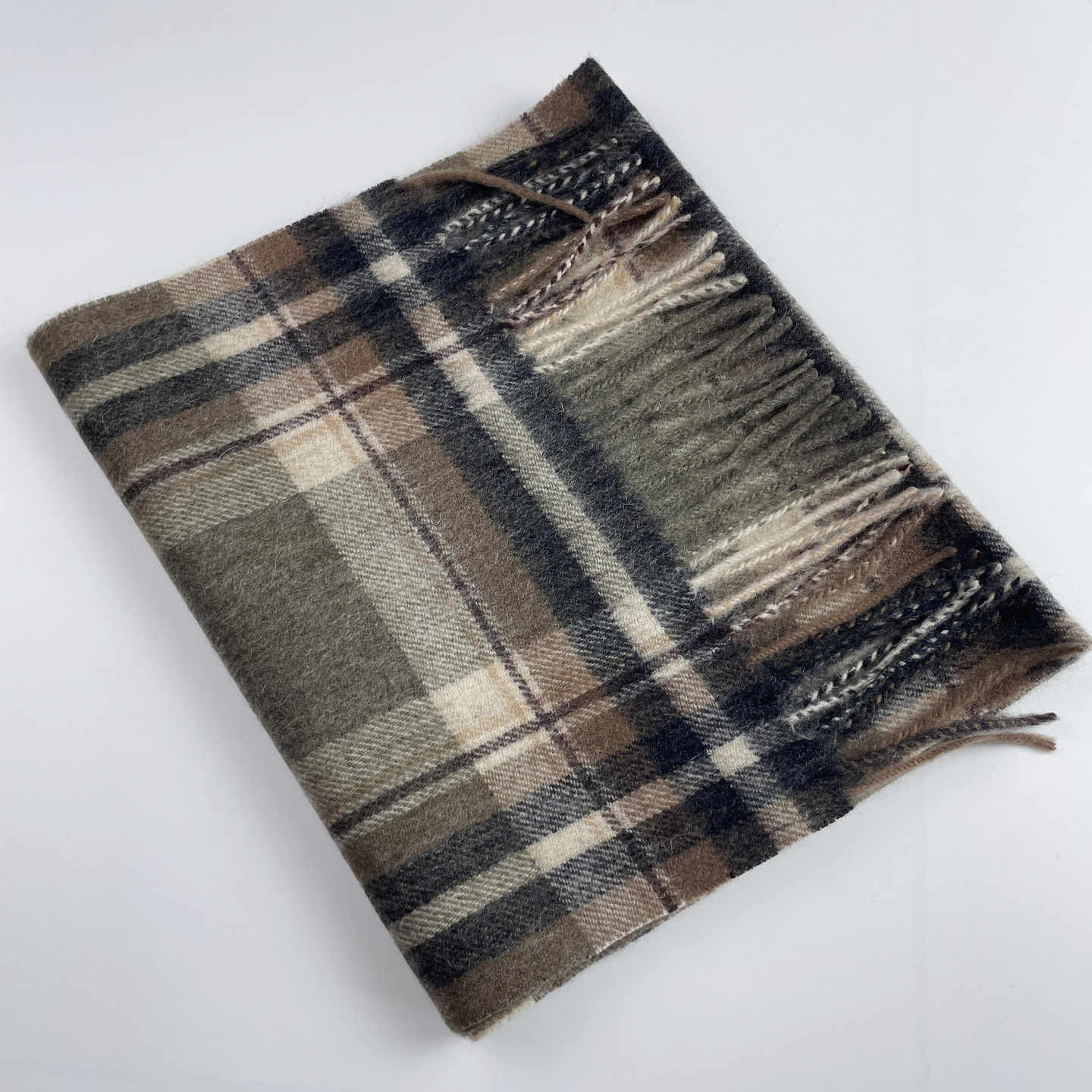 2025年欧单秋冬厚款英伦格子围巾