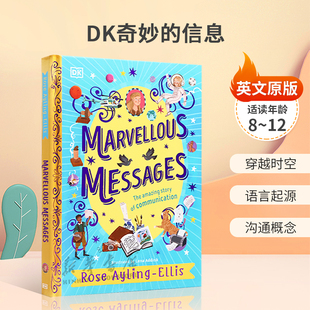 语言起源 Marvellous 插画通讯科普 英文原版 沟通概念精装 DK奇妙 科普百科 Messages 12岁 信息 STEAM读物 穿越时空