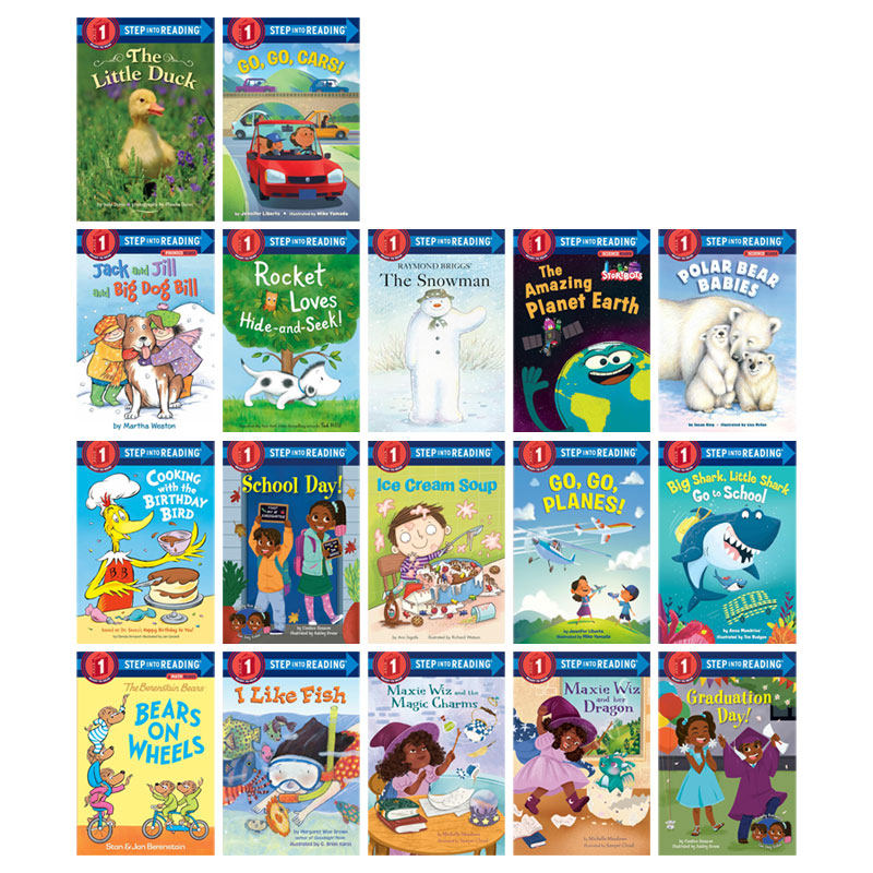 英文原版Step into Reading 1   系列17本A Phonics Reader 自然拼读主题 幼儿英语早教启蒙分级阅读读物 Random House兰登书屋