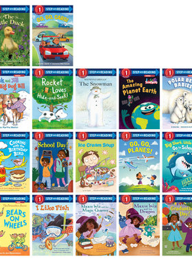 英文原版Step into Reading 1   系列17本A Phonics Reader 自然拼读主题 幼儿英语早教启蒙分级阅读读物 Random House兰登书屋