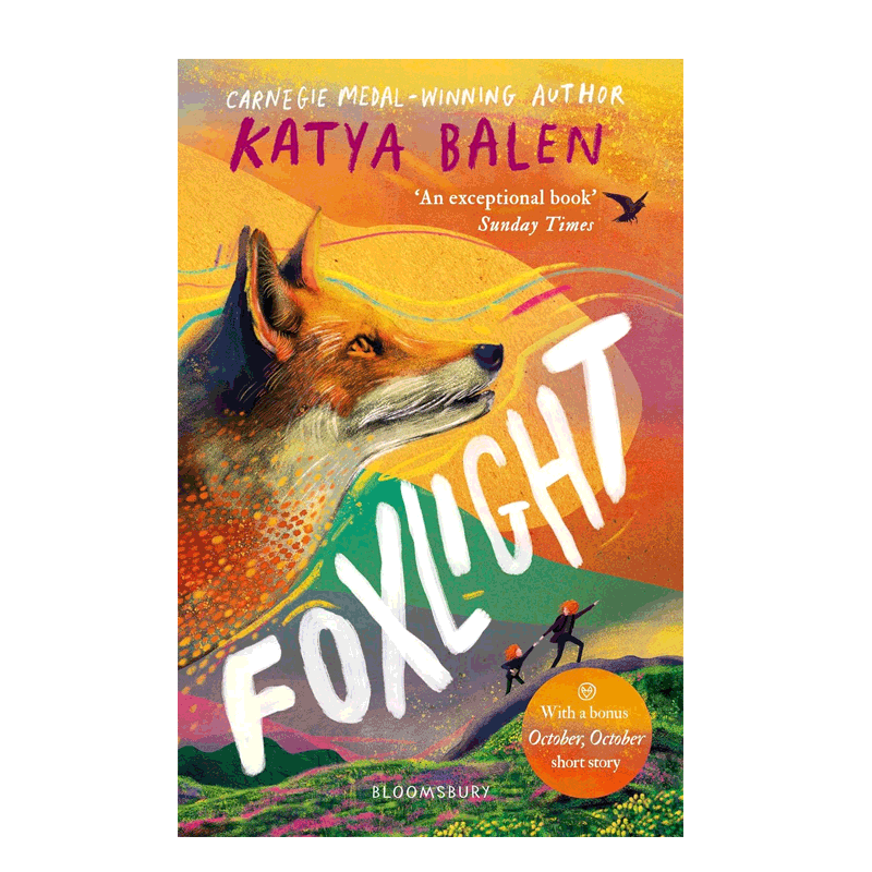 英文原版绘本Foxlight Katya Balen 狐光 2022年卡内基奖获作家插画小说动物故事 家庭友谊儿童文学10-14岁拓展阅读故事小说