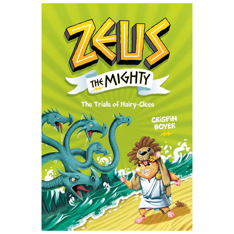 预售英文原版Zeus the Mighty #3: The Trials of Hairy-Clees强大的宙斯3毛人克莱斯的考验儿童桥梁章节故事书神话世界 8-12岁