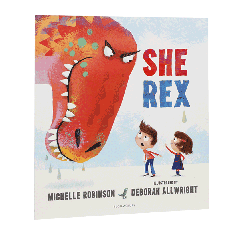 英文原版 She-Rex PB 恐龙女郎雷克斯 儿童英语启蒙图画故事书平装绘本 彩色插图 正版进口书 Bloomsbury出版