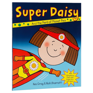 英文原版 Super Daisy 超级黛西 吴敏兰书单黛西鬼马精灵儿童英语启蒙早教益智亲子互动学习图画故事书 名家绘本Nick Sharratt