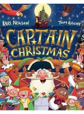 英文原版Captain Christmas 圣诞船长 迎接世界上最喜庆的海盗 圣诞主题 绘本故事平装节日主题 4-8岁