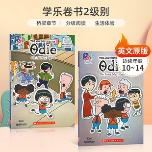 Odie Begins The 章节书 学乐系列2册 Home平装 Adventures Long Journey 14岁儿童启蒙分级阅读桥梁 Way