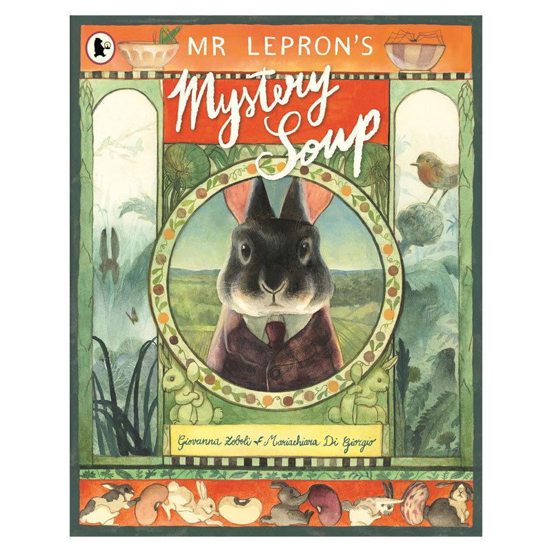 预售英文原版Mr Lepron's Mystery Soup兔子先生的汤午夜游乐园插画师温馨绘本 家庭庆典 美食烹饪平装绘本4-8岁