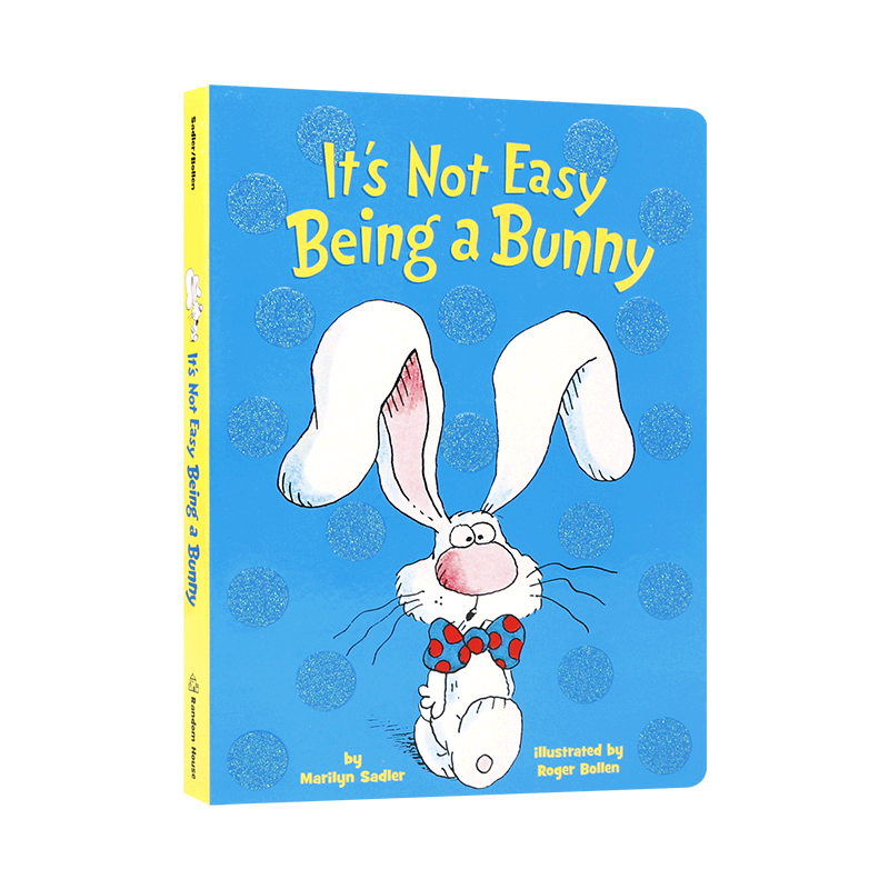 英文原版 It'S Not Easy Being A Bunny 长耳兔：成为兔子不容易 2-6岁儿童宝宝探索生活情绪认知绘本 纸板书