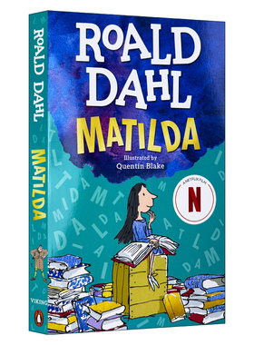 送音频玛蒂尔达英文原版Roald Dahl Matilda罗尔德达尔小说 可搭Charlie and the Chocolate Factory witches查理和巧克力工厂