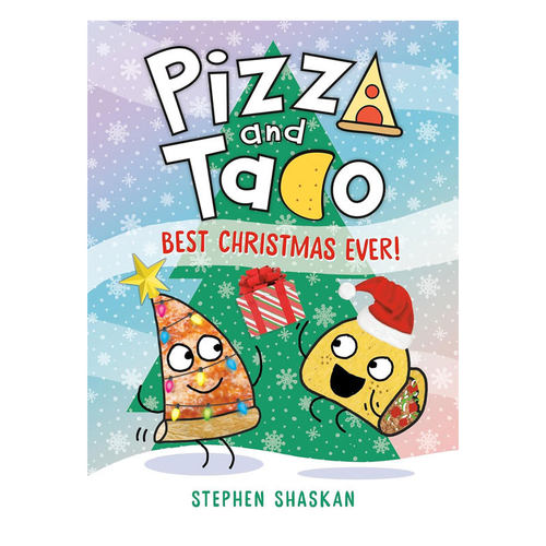 英文原版Pizza and Taco #8: Best Christmas Ever!披萨和玉米饼8 最棒的圣诞节搞笑初章漫画全彩漫画 爆笑故事 精装4-8岁