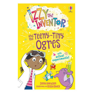 Inventor and Teeny 预售英文原版 Ogres发明家伊兹和小小食人魔科学与魔法在STEM相遇插图故事幽默搞笑8 the Tiny 12岁 Izzy
