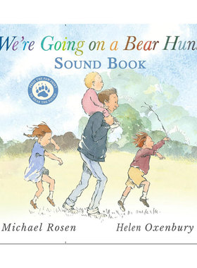 预售英文原版We're Going on a Bear Hunt : Interactive Sound Book我们一起去猎熊：互动发声书罗森爷爷经典故事 发声机关