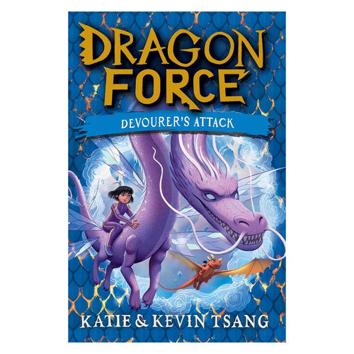 英文原版 Dragon Force #2: Devourer's Attack龙之力2 吞噬者的攻击龙骑士夏令营小说故事 魔法故事 8-12岁