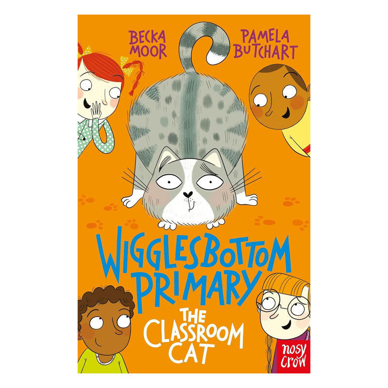 英文原版Wigglesbottom Primary #5: The Classroom Cat威格尔斯伯勒小学5 教室里的猫神秘校园日志幽默校园故事平装8-12岁